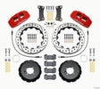 Wilwood Dynapro 6 Front Hat Kit 12.88in Drilled Red 2002-Up Mini Cooper w/ Lines Wilwood Big Brake Kits  AXOPROS