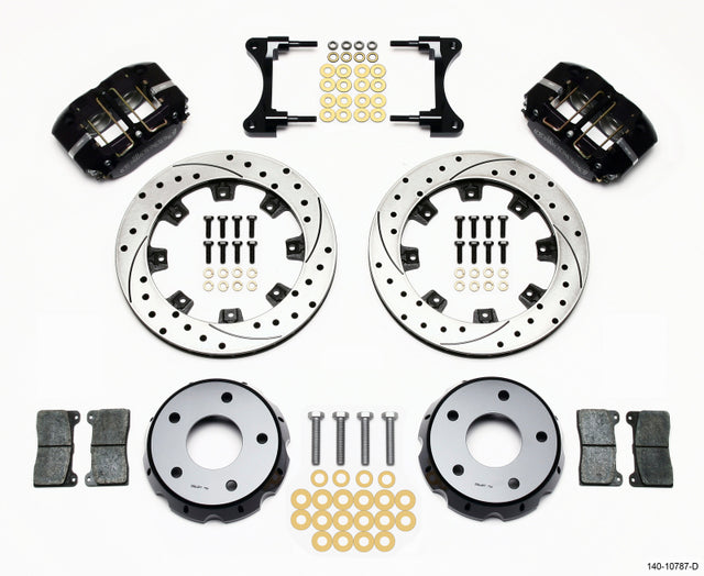 Wilwood Dynapro Radial Front Drag Kit 11.75in Vented Drilled 98-02 Camaro/Firebird Wilwood Big Brake Kits  AXOPROS