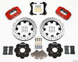 Wilwood Dynapro Radial Front Kit 12.19in Drilled Red Mini Cooper Wilwood Big Brake Kits  AXOPROS