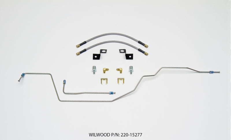 Wilwood Flexline Kit 14 inch -3 M10-1.0 IF 1/8 NPT 90 Deg w/tubing Wilwood Brake Line Kits  AXOPROS