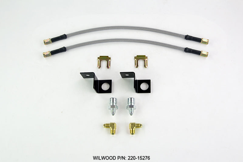 Wilwood Flexline Kit 14 inch -3 M10-1.5 IF 1/8 NPT 90 Degree Wilwood Brake Line Kits  AXOPROS