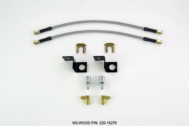 Wilwood Flexline Kit 14 inch -3 M10-1.5 IF 1/8 NPT 90 Degree Wilwood Brake Line Kits  AXOPROS