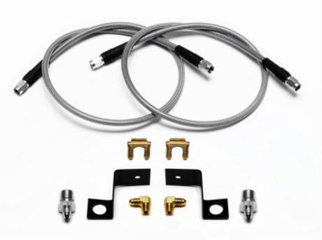 Wilwood Flexline Kit 30 inch -3 M10-1.0 IF 1/8 NPT 90 Degree Wilwood Brake Line Kits  AXOPROS