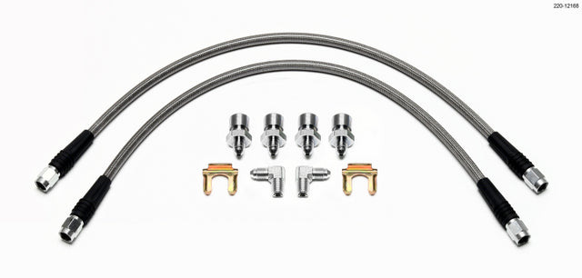 Wilwood Flexline Kit Front 1965-1969 Ford Mustang Wilwood Brake Line Kits  AXOPROS