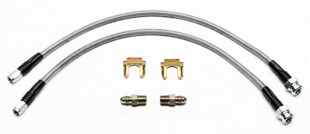 Wilwood Flexline Kit Front 1995-98 Nissan 240SX w/ FSL4 Caliper Wilwood Brake Line Kits  AXOPROS