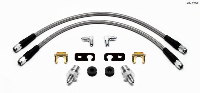 Wilwood Flexline Kit Front Fiesta Wilwood Brake Line Kits  AXOPROS