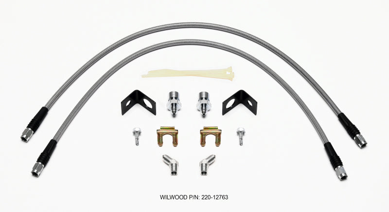 Wilwood Flexline Kit Front Jeep Wrangler 22 inch Wilwood Brake Line Kits  AXOPROS