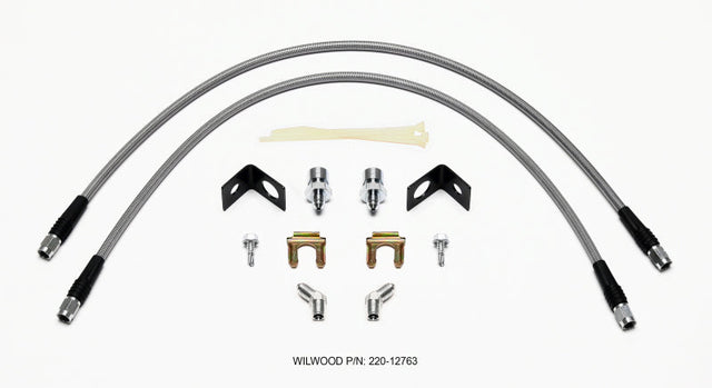 Wilwood Flexline Kit Front Jeep Wrangler 22 inch Wilwood Brake Line Kits  AXOPROS