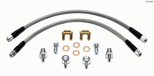 Wilwood Flexline Kit Rear Fiesta Wilwood Brake Line Kits  AXOPROS