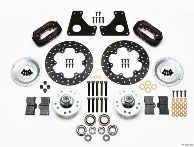 Wilwood Forged Dynalite Front Drag Kit Drilled Rotor 79-87 GM G Body Wilwood Big Brake Kits  AXOPROS
