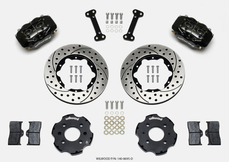 Wilwood Forged Dynalite Front Hat Kit 11.00in Drilled Integra/Civic w/Fac.240mm Rtr Wilwood Big Brake Kits  AXOPROS