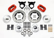 Wilwood Forged Dynalite Front Kit 11.00in Drilled Red 87-93 Mustang 5 Lug Wilwood Big Brake Kits  AXOPROS