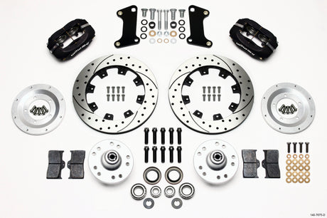 Wilwood Forged Dynalite Front Kit 12.19in Drilled 67-69 Camaro 64-72 Nova Chevelle Wilwood Big Brake Kits  AXOPROS