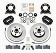 Wilwood Forged Dynalite-M Front Kit 11.30in 1 PC Rotor&Hub 1970-1973 Mustang Disc & Drum Spindle Wilwood Big Brake Kits  AXOPROS