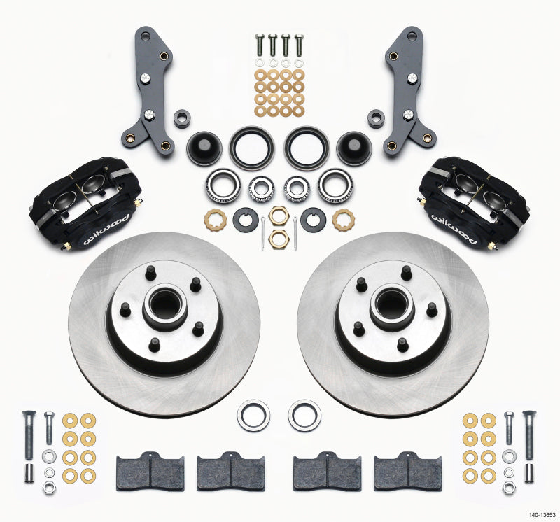 Wilwood Forged Dynalite-M Front Kit 11.30in 1 PC Rotor&Hub 60-68 Ford / Mercury Full Size / Galaxie Wilwood Big Brake Kits  AXOPROS