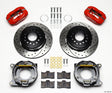 Wilwood Forged Dynalite P/S Park Brake Kit Drill-Red Impala 59-64 / Corvette 57-62 Wilwood Big Brake Kits  AXOPROS