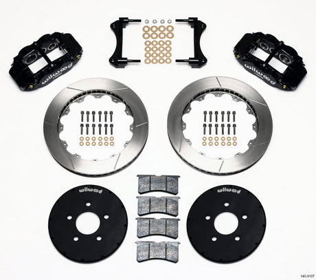Wilwood Narrow Superlite 6R Front Hat Kit 12.88in 1994-2004 Mustang Wilwood Big Brake Kits  AXOPROS