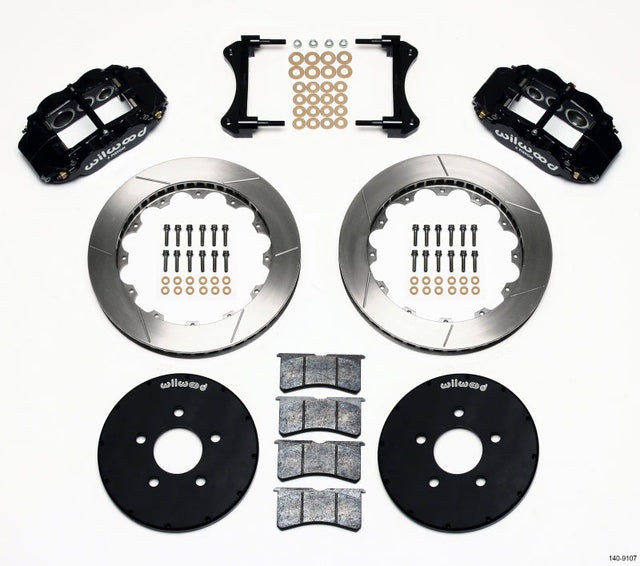 Wilwood Narrow Superlite 6R Front Hat Kit 12.88in 1994-2004 Mustang Wilwood Big Brake Kits  AXOPROS