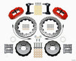 Wilwood Narrow Superlite 6R Front Hat Kit 12.88in Drill Red 2012-Up Toyota / Scion FRS w/ Lines Wilwood Big Brake Kits  AXOPROS