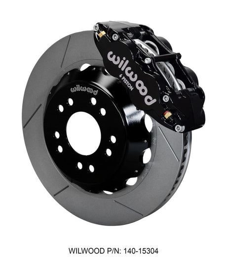 Wilwood Narrow Superlite 6R Front Hat Kit 14.00 63-87 C10 w/ Wilwood Pro Spindles Wilwood Big Brake Kits  AXOPROS