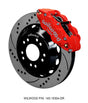 Wilwood Narrow Superlite 6R Front Hat Kit 14.00 Drilled Red 63-87 C10 w/ Wilwood Pro Spindles Wilwood Big Brake Kits  AXOPROS