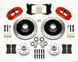 Wilwood Narrow Superlite 6R Front Hub & 1PC Rtr Kit 12.88in Dril -Red 67-69 Camaro 64-72 Nova Wilwood Big Brake Kits  AXOPROS