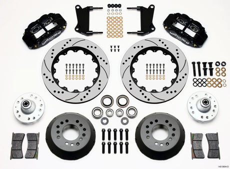 Wilwood Narrow Superlite 6R Front Hub Kit 14.00in Drilled 67-69 Camaro 64-72 Nova Chevelle Wilwood Big Brake Kits  AXOPROS