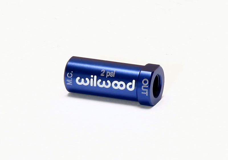 Wilwood Residual Pressure Valve - New Style - 2# / Blue Wilwood Brake Hardware  AXOPROS