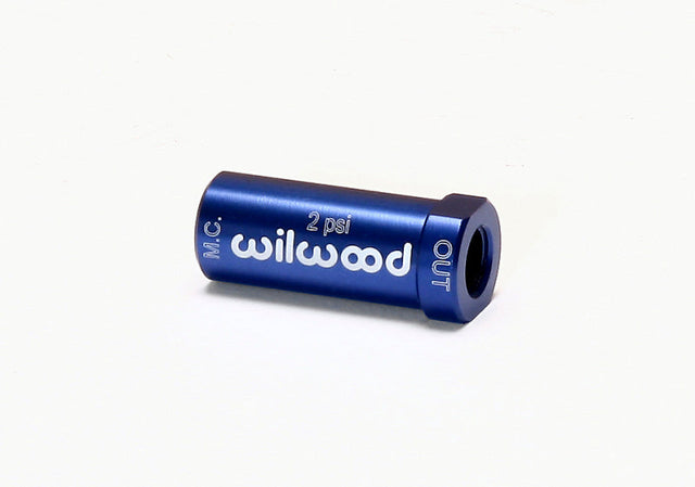 Wilwood Residual Pressure Valve - New Style - 2# / Blue Wilwood Brake Hardware  AXOPROS