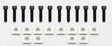 Wilwood Rotor Bolt Kit - Dynamic Front 12 Bolt with T-Nuts Wilwood Brake Hardware  AXOPROS