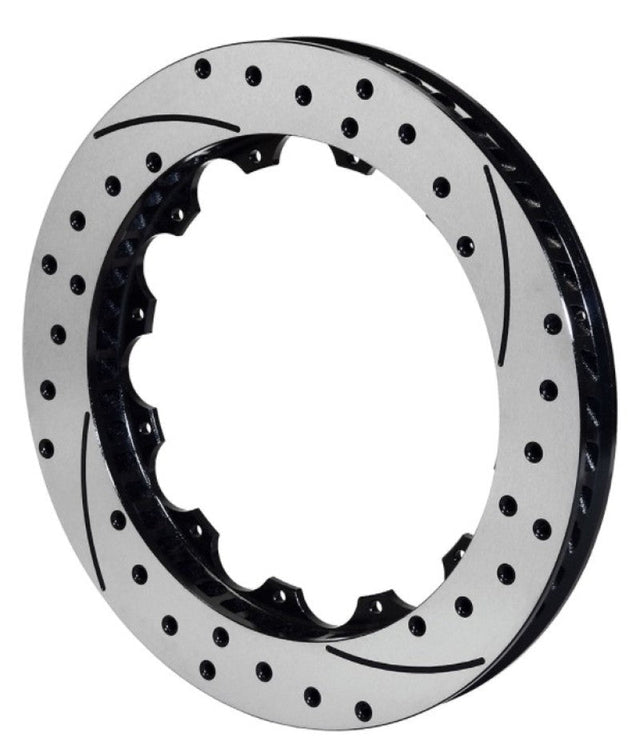 Wilwood Rotor-SRP48 SPC-37-LH-BLK-Drill 13.06 x 1.25 - 12 on 8.75in Wilwood Brake Rotors - 2 Piece  AXOPROS