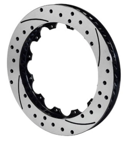 Wilwood Rotor-SRP48 SPC-37-RH-BLK-Drill 12.88 x 1.10 - 12 on 8.75in Wilwood Brake Rotors - 2 Piece  AXOPROS