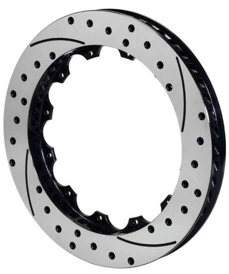 Wilwood Rotor-SRP48 SPC-37-RH-BLK-Drill 13.06 x 1.25 - 12 on 8.75in Wilwood Brake Rotors - 2 Piece  AXOPROS