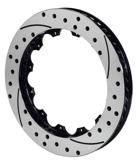 Wilwood Rotor-SV-SRP 72 Iron-RH-BLK-Drill 14.00 x 1.25 - 12 on 8.75in Wilwood Brake Rotors - 2 Piece  AXOPROS