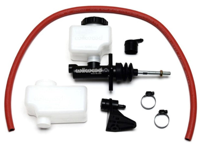 Wilwood Short Remote M/C Kit 5/8in Bore 3/8in-24 Banjo Outlet Wilwood Brake Master Cylinder  AXOPROS