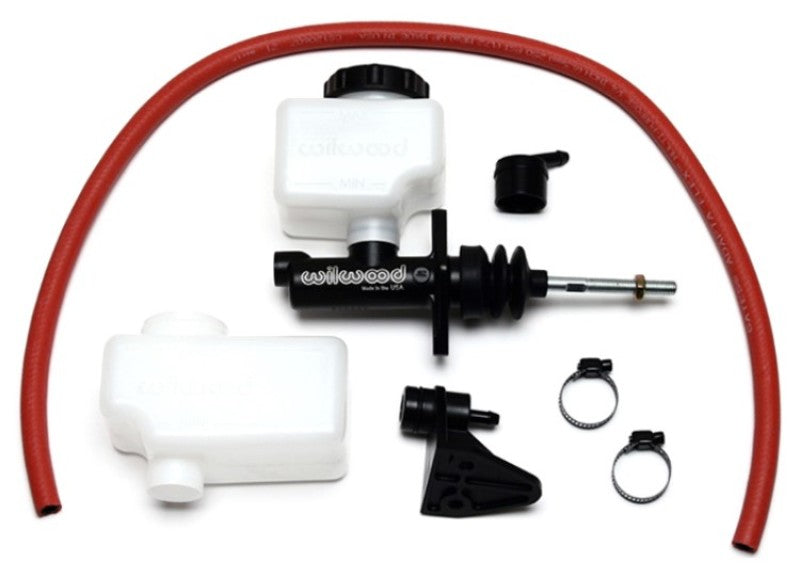 Wilwood Short Remote M/C Kit 7/8in Bore 3/8in-24 Banjo Outlet Wilwood Brake Master Cylinder  AXOPROS