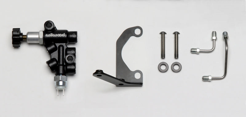 Wilwood Tandem Master Cylinder Mounting Bracket L/H Kit w/ Prop Valve Wilwood Brake Master Cylinder  AXOPROS