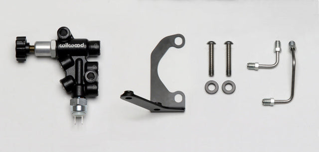 Wilwood Tandem Master Cylinder Mounting Bracket L/H Kit w/ Prop Valve Wilwood Brake Master Cylinder  AXOPROS