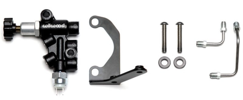 Wilwood Tandem Master Cylinder Mounting Bracket R/H Kit w/ Prop Valve Wilwood Brake Hardware  AXOPROS