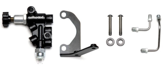 Wilwood Tandem Master Cylinder Mounting Bracket R/H Kit w/ Prop Valve Wilwood Brake Hardware  AXOPROS