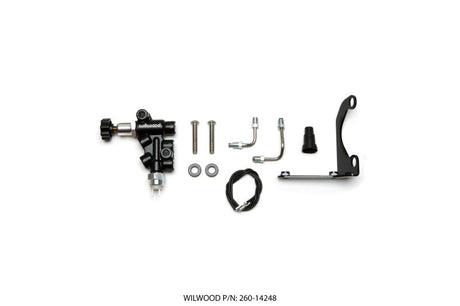 Wilwood Tandem Remote Master Cylinder Mounting Bracket L/H Kit w/ Prop Valve Wilwood Brake Hardware  AXOPROS
