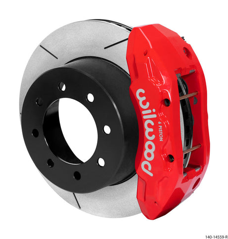 Wilwood TX6R Rear Kit 15.50in Red 13-17 Ford F-250/F-350 - 4WD Wilwood Big Brake Kits  AXOPROS