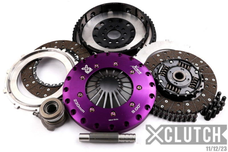 XClutch 05-07 Volvo S40 T5 2.5L 9in Twin Sprung Organic Clutch Kit XCLUTCH Clutch Kits - Multi  AXOPROS