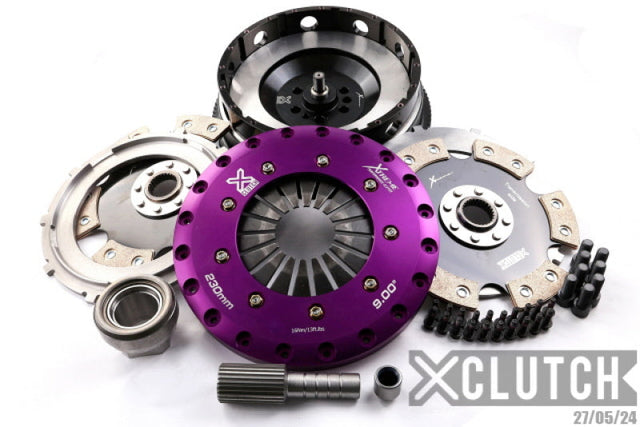 XClutch 11-13 BMW 335is Base 3.0L 9in Twin Solid Ceramic Clutch Kit (6 Bolt/PB in Input Shaft) XCLUTCH Clutch Kits - Multi  AXOPROS