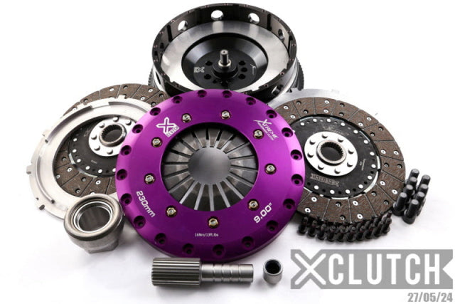XClutch 11-13 BMW 335is Base 3.0L 9in Twin Solid Organic Clutch Kit (6 Bolt/PB in Input Shaft) XCLUTCH Clutch Kits - Multi  AXOPROS