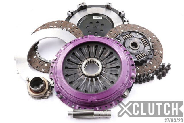 XClutch 1997 Mitsubishi Lancer EVO IV 2.0L 10.5in Twin Sprung Organic Clutch Kit XCLUTCH Clutch Kits - Multi  AXOPROS