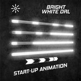 XK Glow 9In Switchback Grill Lights with Start-up Animation & Sequential Turn Signals XKGLOW Light Bars & Cubes  AXOPROS