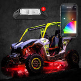 XK Glow Rock Light w/ XKchrome App Controlled Bluetooth Advanced Kit 8pc RGB 6W XKGLOW Light Bars & Cubes  AXOPROS