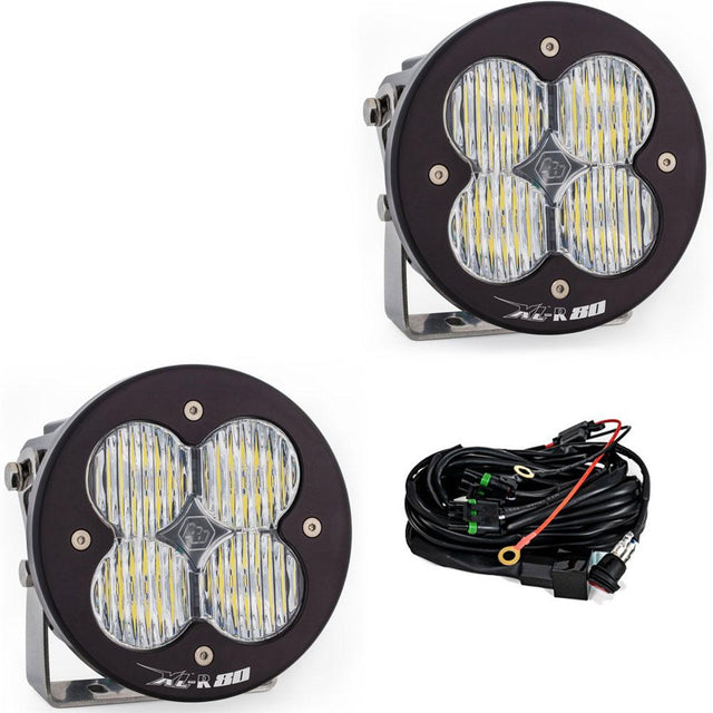 XL-R 80 LED Auxiliary Light Pod Pair Baja Designs Auxiliary Light  AXOPROS