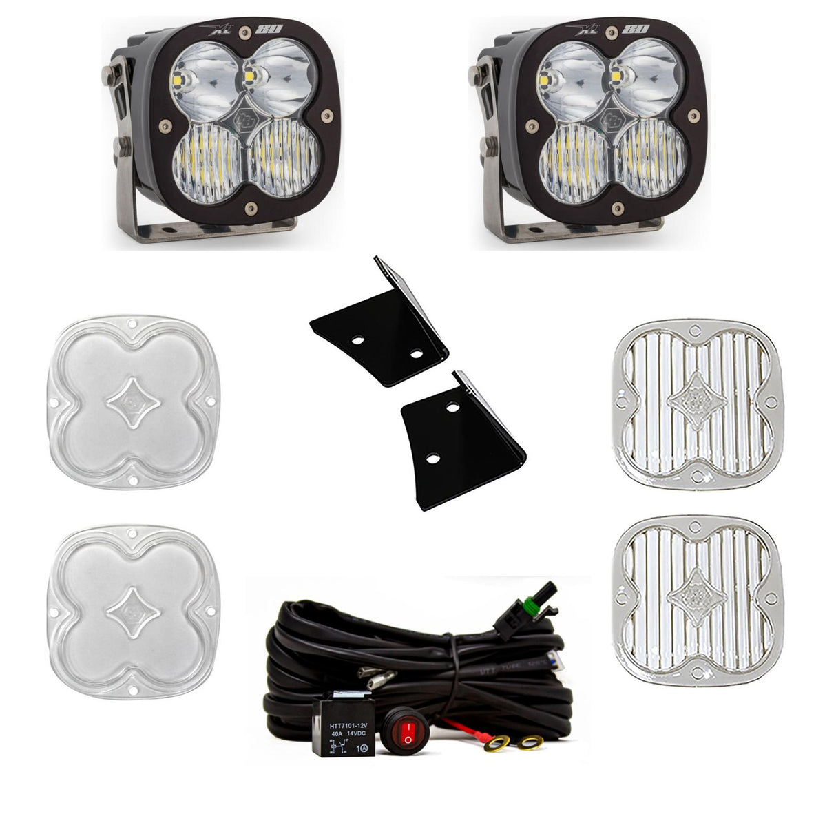 XL80 A-Pillar Light Kit Baja Designs Auxiliary Light  AXOPROS